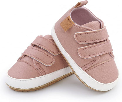 Baby Shoes Mary Jane Flats Non Slip Soft Sole Infant Toddler Sneakers First Walkers Party Christmas Dress Shoes