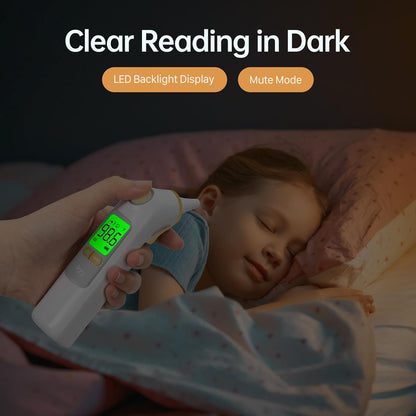 Ear Thermometer, Highly Accurate Ear Thermometer for Kids, Adults and Babies, 30 Memory Recall, 1s