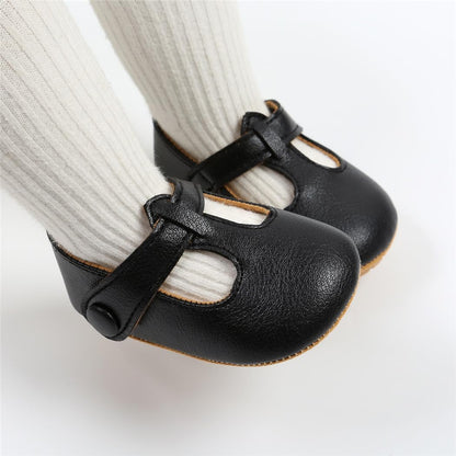 Baby Shoes Mary Jane Flats Non Slip Soft Sole Infant Toddler Sneakers First Walkers Party Christmas Dress Shoes
