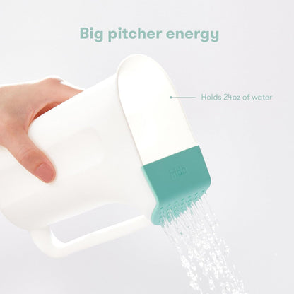 Frida Baby Control The Flow Bath Rinse Cup, Tear Free Rinser to Wash Hair and Body with Easy Grip
