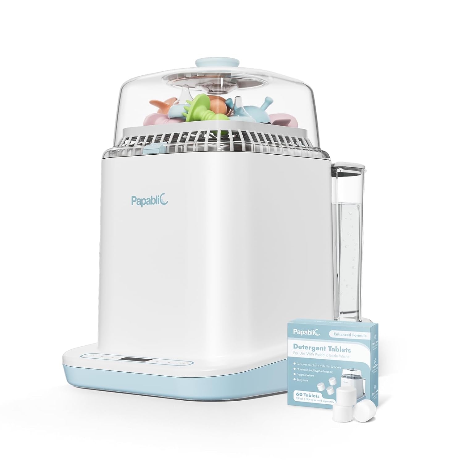 Papablic Bottle Washer Pro, Bottle Washer & Sterilizer & Dryer, 4-in-1 Bottle Washer Sanitizer for