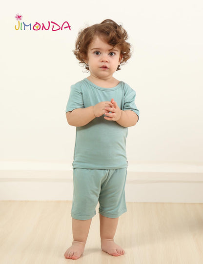 Jimonda Baby Boys Girls Pajama Sets Toddler Sleepwear Cool Jammies 2pcs Viscose from Bamboo PJs 18M-8Y