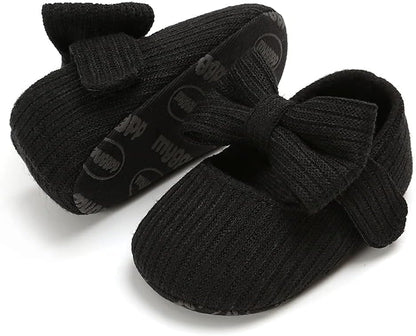Baby Shoes Mary Jane Flats Non Slip Soft Sole Infant Toddler Sneakers First Walkers Party Christmas Dress Shoes