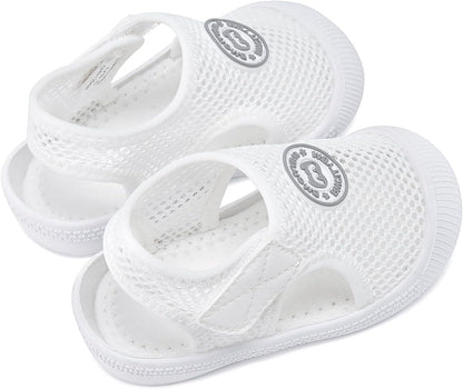 BMCiTYBM Baby Boy Girl Closed Toe Summer Sandals Lightweight Shoes Infant Non-Slip First Walking Sneakers 6 9 12 18 24 Months