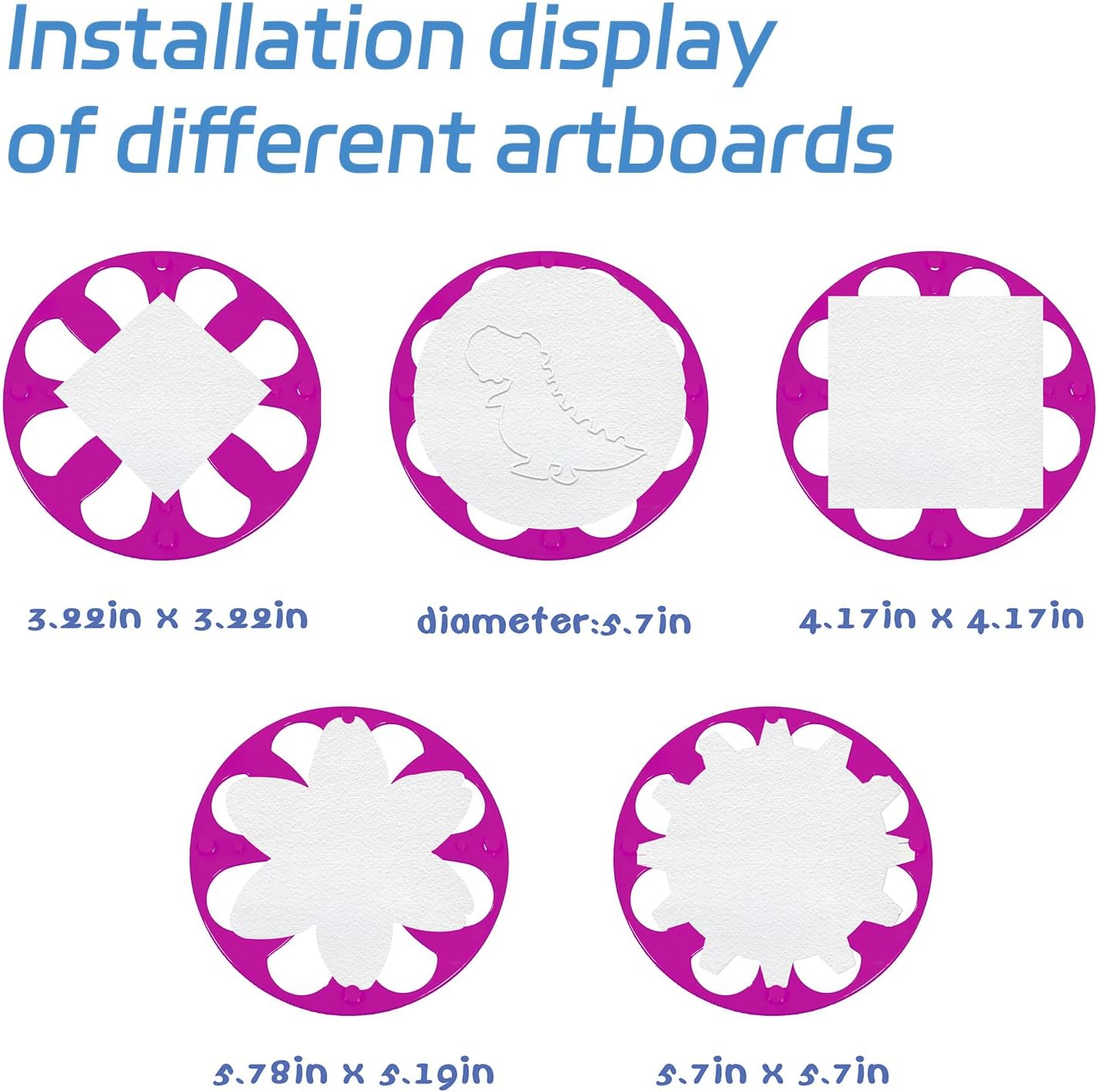 Spin Art Machine Variable Speed, Battery Operated Spinner - Paint Spinner with Splatter Guard, Washable Paint, Spin Art Kit, Art Design Card, Stem Toys, Kid Arts and Crafts, Girls Boys