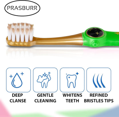 Toddler Toothbrush, Kids Toothbrush, Galactic Adventures Style, Toddler Age 2-4 and Up, Soft
