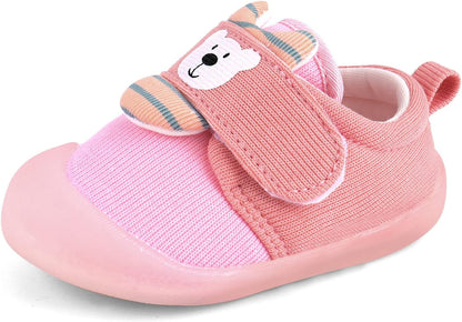 Baby Shoes Boys Girls First Walkers Cute Animals Toddler Sneakers Prewalkers Rubber Sole