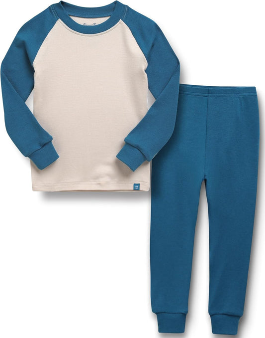 VAENAIT 6M-12Y Toddler Toddler Kids Toddler Girls Boys Soft Comfy Modal Tencel Solid Raglan