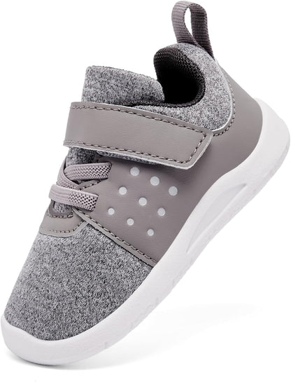 MORENDL Toddler Baby Shoes 0-4 Years Boy Girl Lightweight Breathable Non-Slip Sports Sneakers Running Walking Tennis Barefoot Shoes