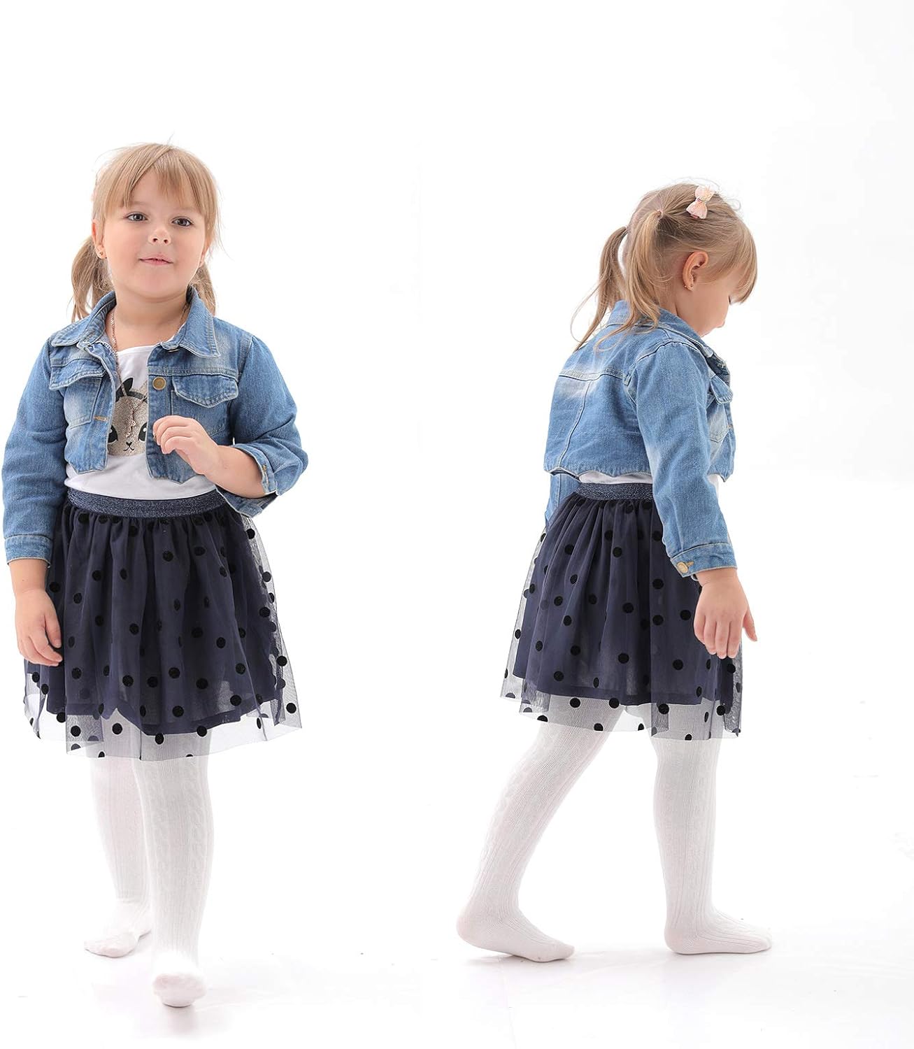 EPEIUS Baby Girl Tights Thick Cable Knit Leggings Stockings Cotton Pantyhose for Newborn Infant Toddler 3/4/5/6 Pack