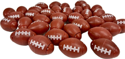 GIFTEXPRESS Football Fidget Spinners - 36 Piece Brown Color Kids 2" Party Favor Toys - Bulk Mini Foot Ball Stress Toy for Boys & Girls Birthday Gift