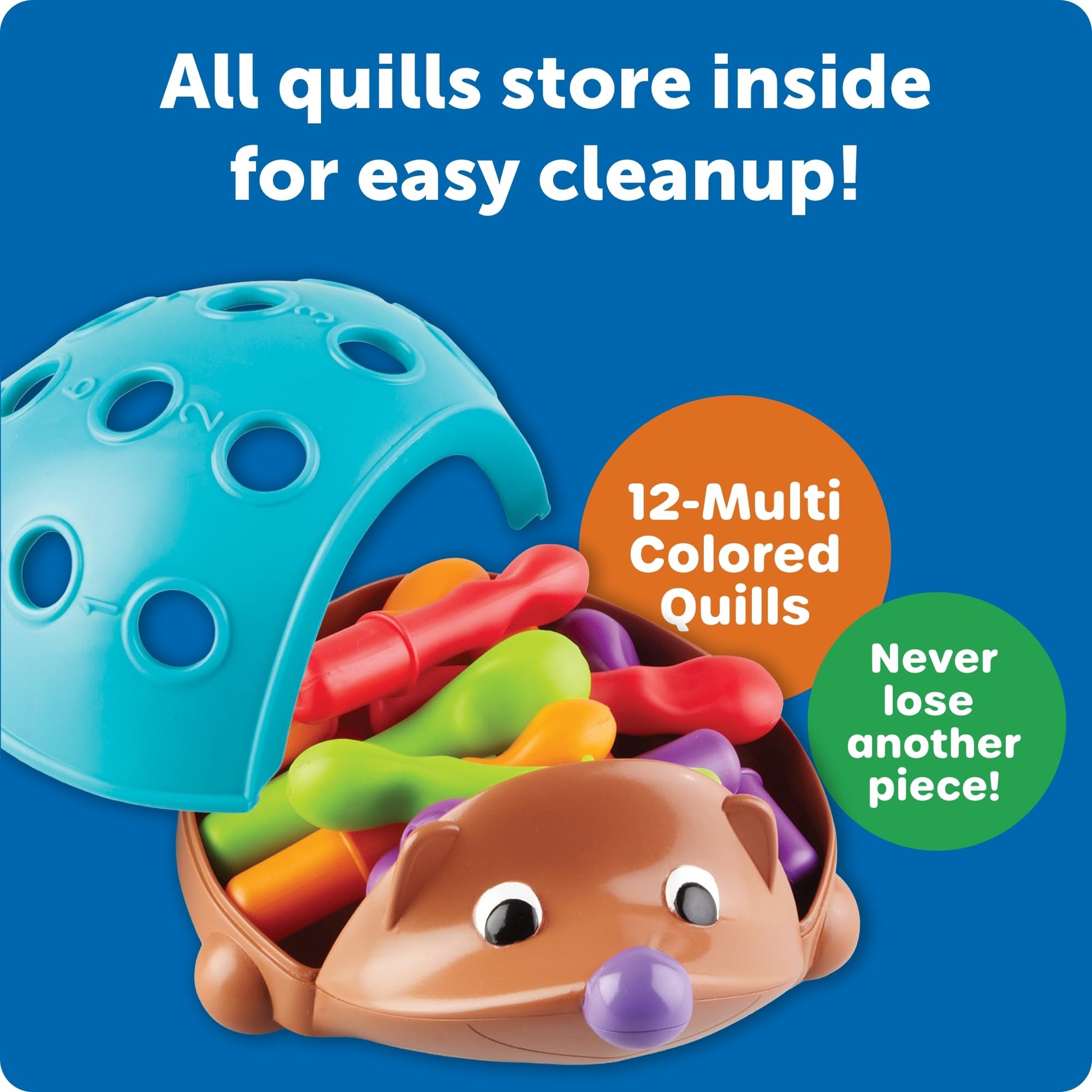 Learning Resources Spike The Fine Motor Hedgehog - Toddler Montessori Toys, Stacking Shape, Gifts