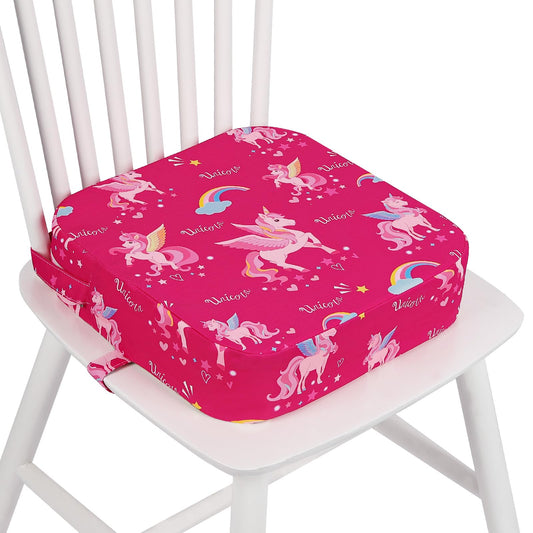 Toddler Booster Seat for Dining Table Kitchen Chair, 4" Kid Booster Cushion