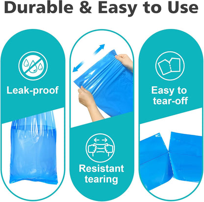 Refills Compatible with Diaper Genie Easy Roll Signature & Platinum Diaper Pail,5-Pack (150 Bags) for 7000 Newborn Diapers,7-Layer Powerful Odor Control.Extra Thickness,Durable & No Tear