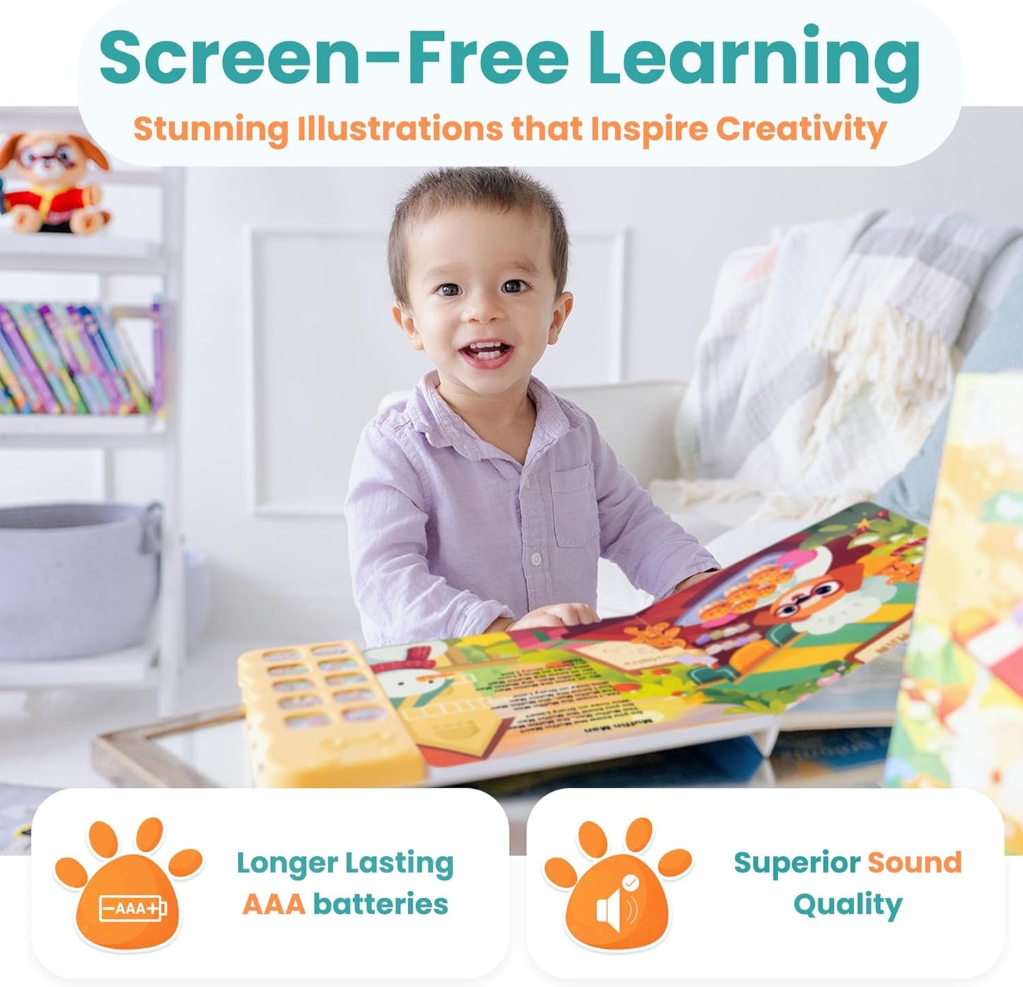 GO GO Creative Nursery Rhymes: Nursery Rhyme Books, Sound Books, 9 Songs, Musical Books for Toddlers 1-3, Talking Books for Toddlers 1-3, Music Books for Toddlers 1-3, Baby Music Book