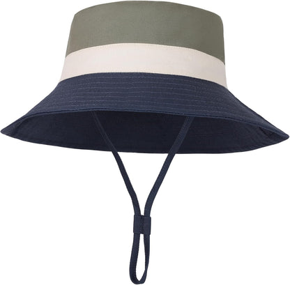 LPMOERA Baby Sun Hat Baby Boy Toddler Bucket Hats UPF 50+ for Baby Girls Boys Infant Beach Hat