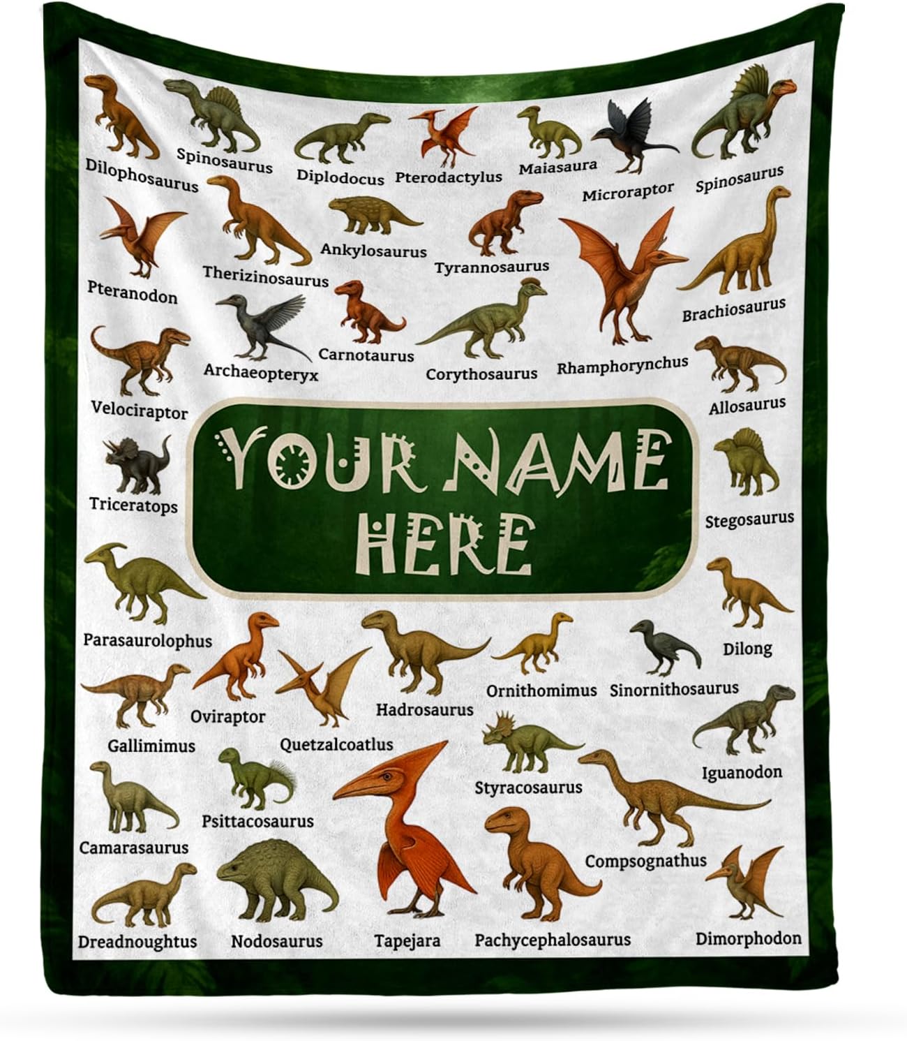 Ship Next Day, Personalized Baby Blanket – Printed in USA, Custom Baby Blanket for Boys & Girls