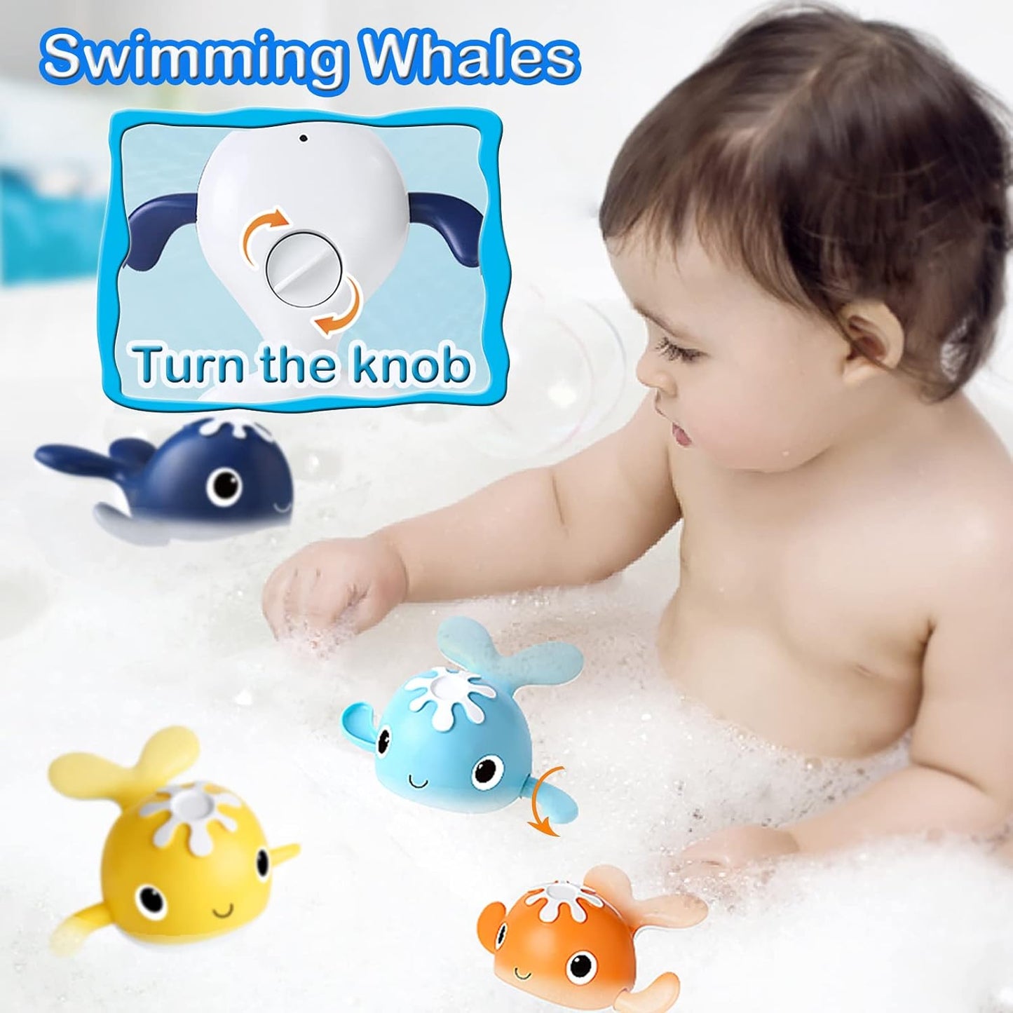 Magnet Fishing Game Bath Baby Toy for 1-3 4-8 Year Old Toddler Boys Girls,Gifts for Kid,Baby