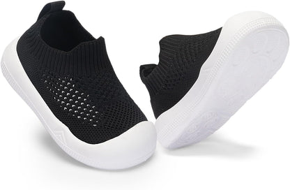 Engtoy Baby Shoes & Socks - Non-Slip Breathable Slippers with Soft Rubber Sole - Baby Boys & Girls Slip On Sneakers