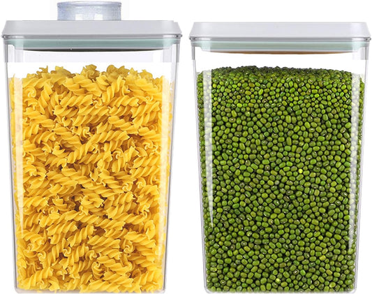 Pop Food Storage Containers Set Airtight Food Storage Containers with Pop Lids, Kitchen Pantry