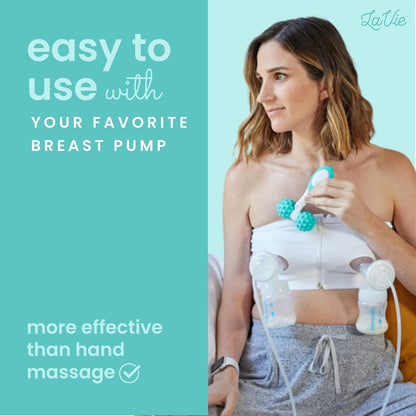 LaVie 5-in-1 Lactation Massager Roller, Manual Massage Roller, Breastfeeding Tool to Improve Milk