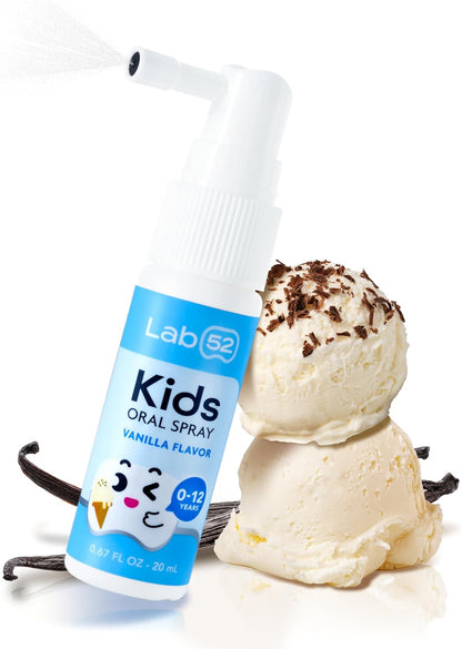 LAB52 Kids Oral Spray, Toddler Toothpaste Helper for Daily Oral Care and Fresh Breath, Children