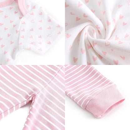 Newborn Layette Gift Set Bodysuits Pants for Baby Girl and Boy 24 Piece 100% Cotton Essentials and Accessories