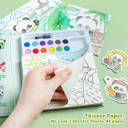 Paint with Water Coloring Books for Kids Ages 3-5, 4-8 – Cute Coloring Book for Teens,Arts and Crafts for Kids Ages 3 4 5 6 7 8+, Birthday Gift Toys for Girls Boys,Travel Toys-Panda