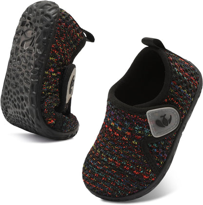 FEETCITY Baby Boys Girls First Walking Shoes Infant Sneakers Crib Shoes Breathable Lightweight Slip On Shoes