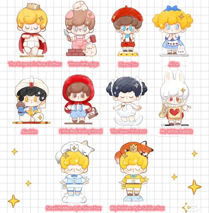 Bunby Doll Fairy Tales series Big Figures 8PCs Random Art Cute Collectibles Birthday Gift