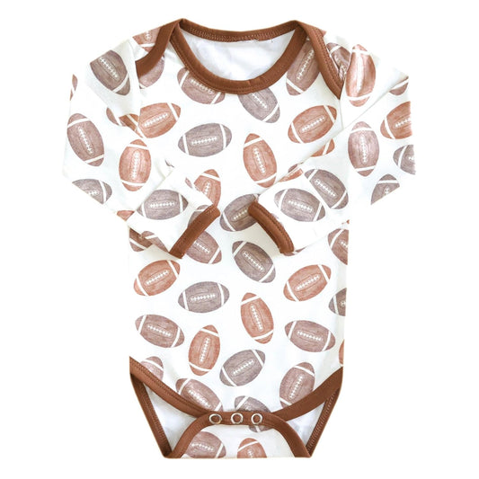 Copper Pearl Long Sleeve Bodysuit Baby: Ultra Soft Baby for Newborns, Boys, and Girls - Stylish, Comfortable, Overlap Shoulders, Premium Knit Fabric - 3-6 Months, Blitz