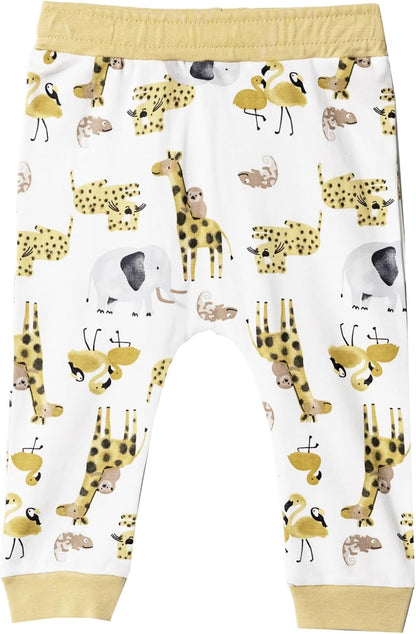 Toddler and Baby Unisex Pants 2-Pack -Baby Pants 0-3 Months to 18-24 Months Baby Cotton Sweatpants Jogger Boy Girl