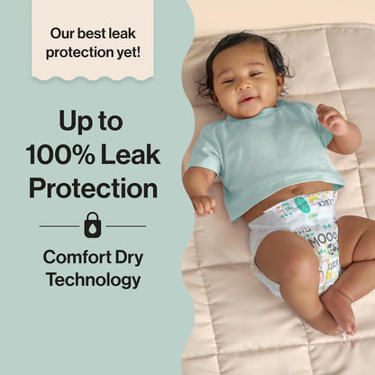 The Honest Company Clean Conscious Diapers for Delicate Skin | Up to 100% Leakproof |