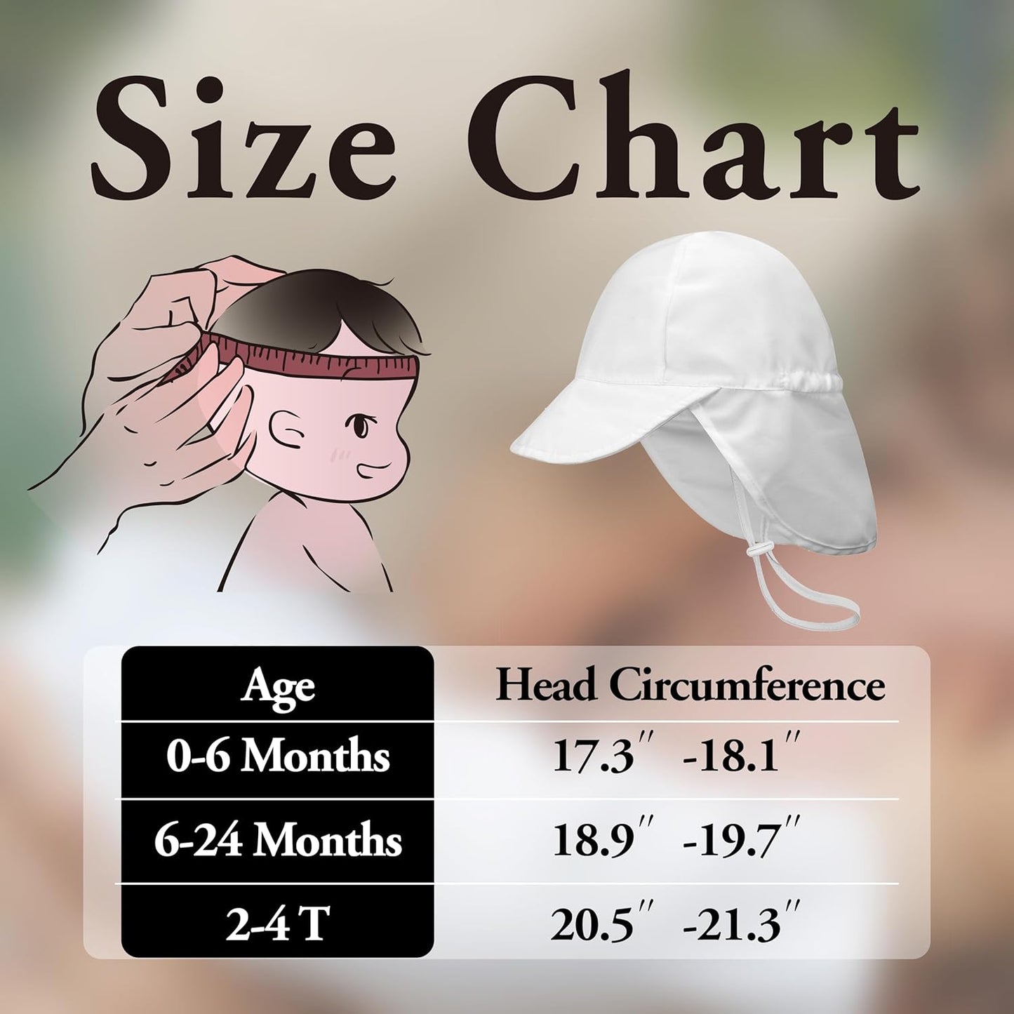 2 Pack Baby Sun Hats UPF 50+ Toddler Beach Hat for Girls Boys 0-4 Years