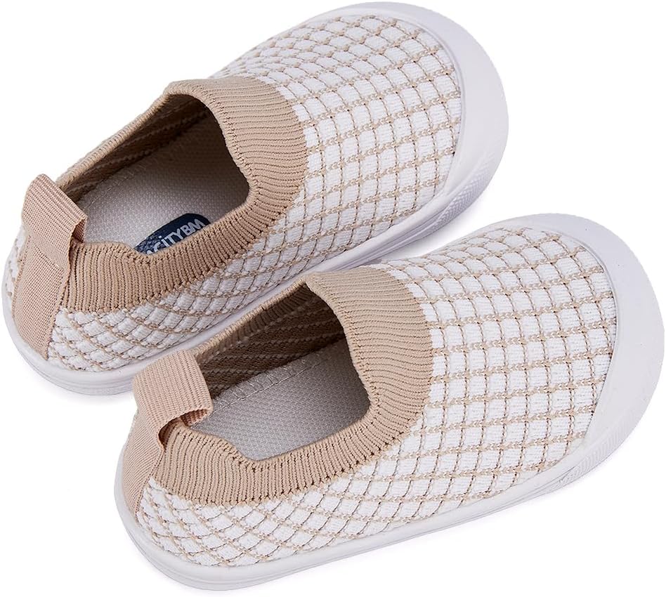 BMCiTYBM Baby Sneakers Girls Boys Lightweight Breathable Mesh First Walkers Shoes 6-24 Months