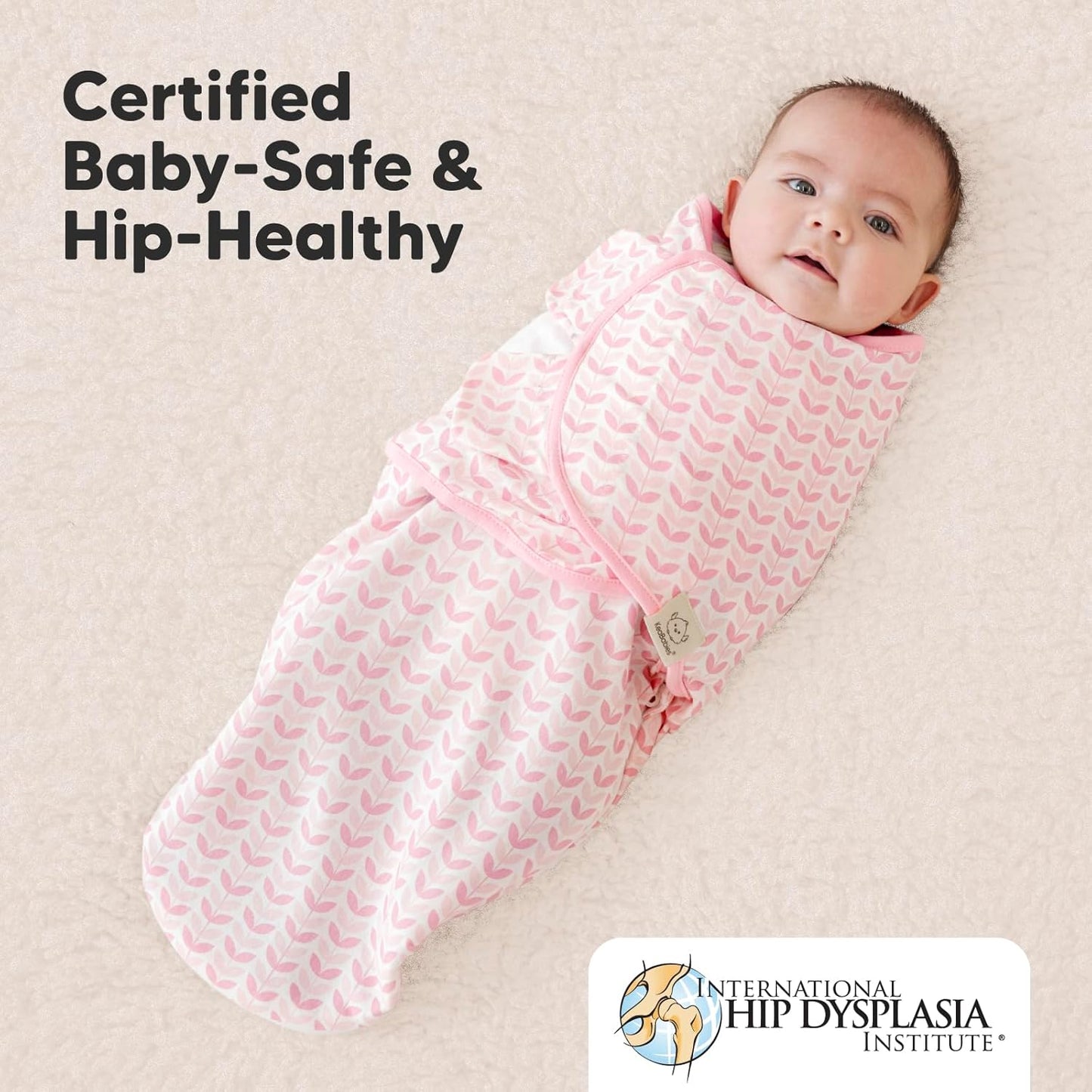Baby Swaddle Sleep Sacks with Zipper - 3-Pack Swaddles for Newborns 0-3 Months, Infant, Baby Girls