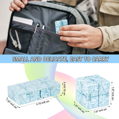 Infinitycube Fidget Toy, Unique Tie-Dye Infinitycube for Kids and Adults, Fidget Toy Relaxing