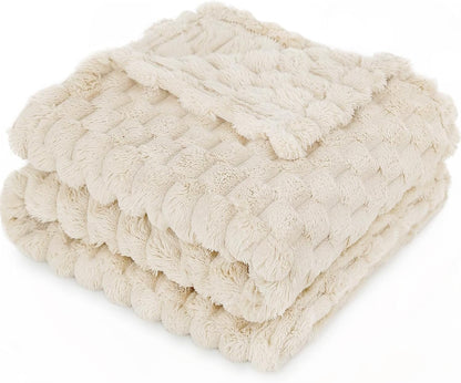 HOMRITAR Baby Blanket for Boys Girls 3D Flannel Fleece Fluffy Blankets for Baby Soft Plush