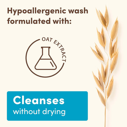 Aveeno Baby Daily Moisture Gentle Bath Wash & Shampoo with Natural Oat Extract, Hypoallergenic