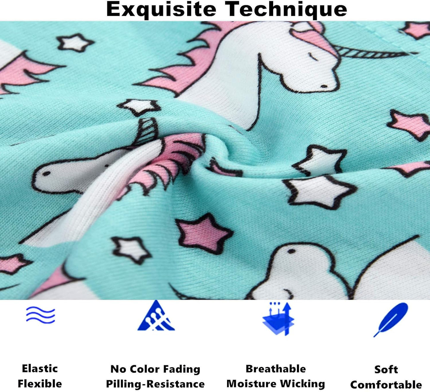 Cczmfeas Girls Hipster Cotton Underwear Boyshort Panties 6 Pack