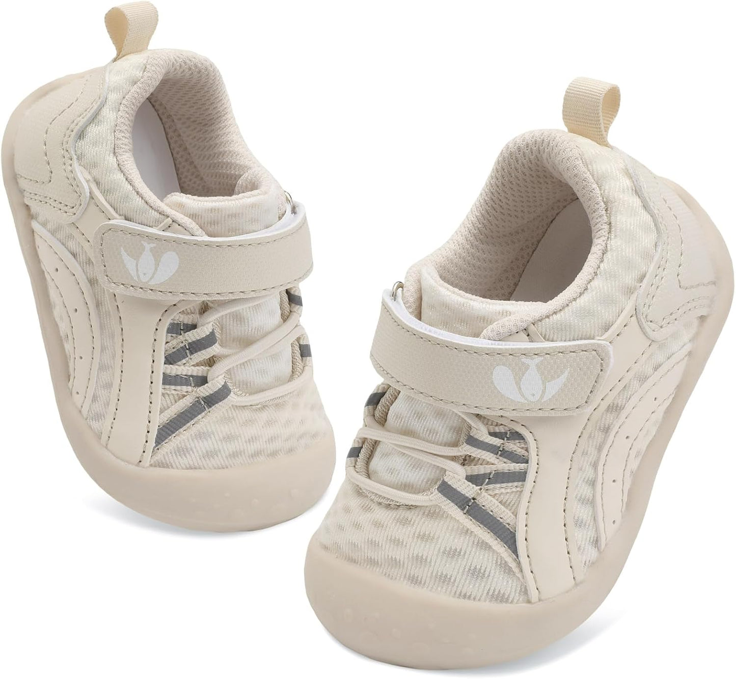 FEETCITY Wide Baby Shoes Boys Girls Baby Barefoot Shoes Breathable Infant Walking Shoe Crib Sock Shoe Toddler Sneakers Flexible