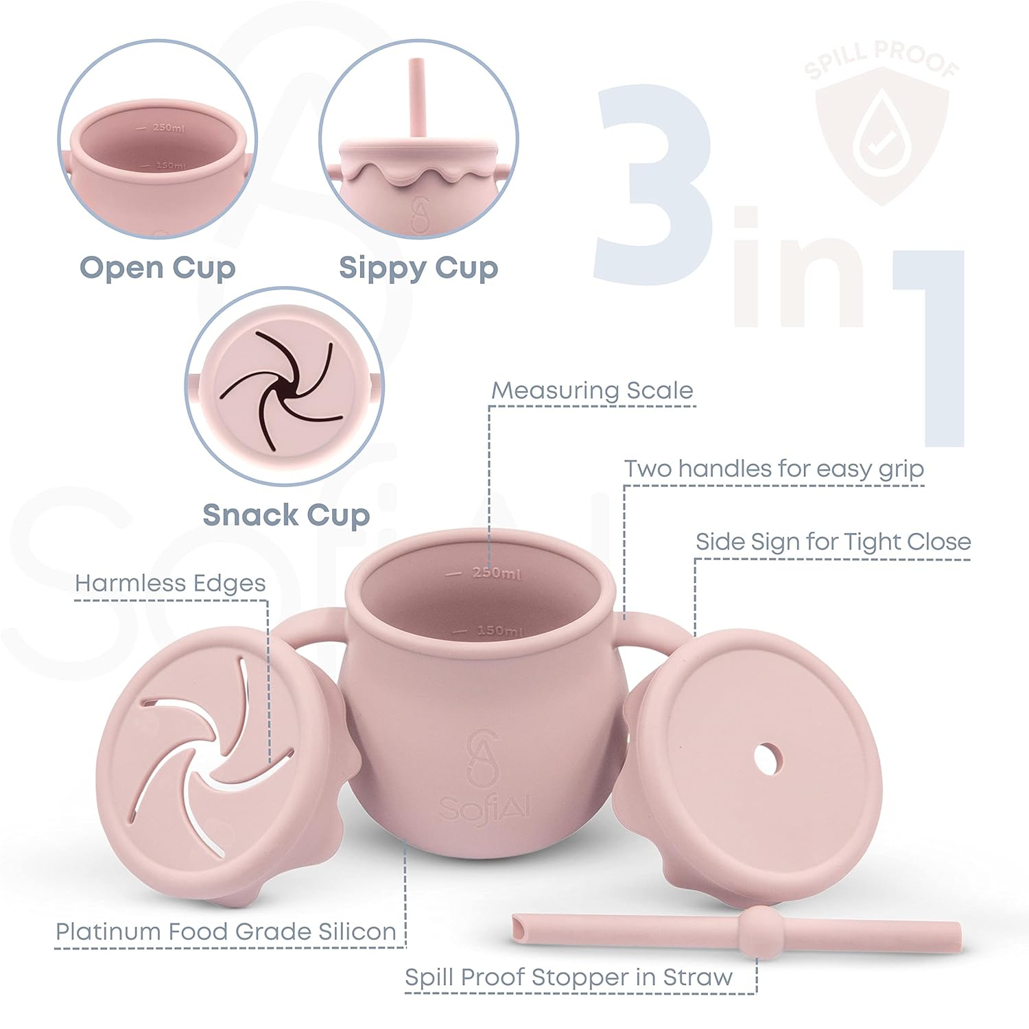 All In One Silicone Feeding Set - Safe for 6-12 Months - Non-Toxic Baby Led Weaning Supplies
