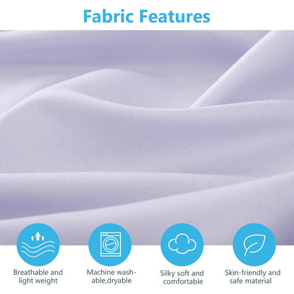 TILLYOU Baby Crib Sheets for Boys Girls, Super Soft Toddler Bed Sheets, 2 Pack Sheets for Standard