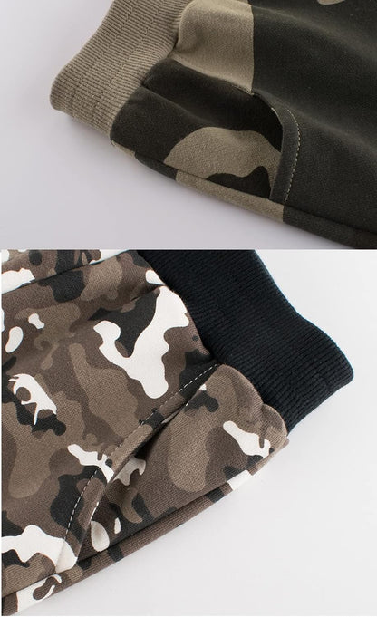 HUAER& Baby Boy's Jogger Pants Dinosaur Car Drawstring Elastic Sweatpants
