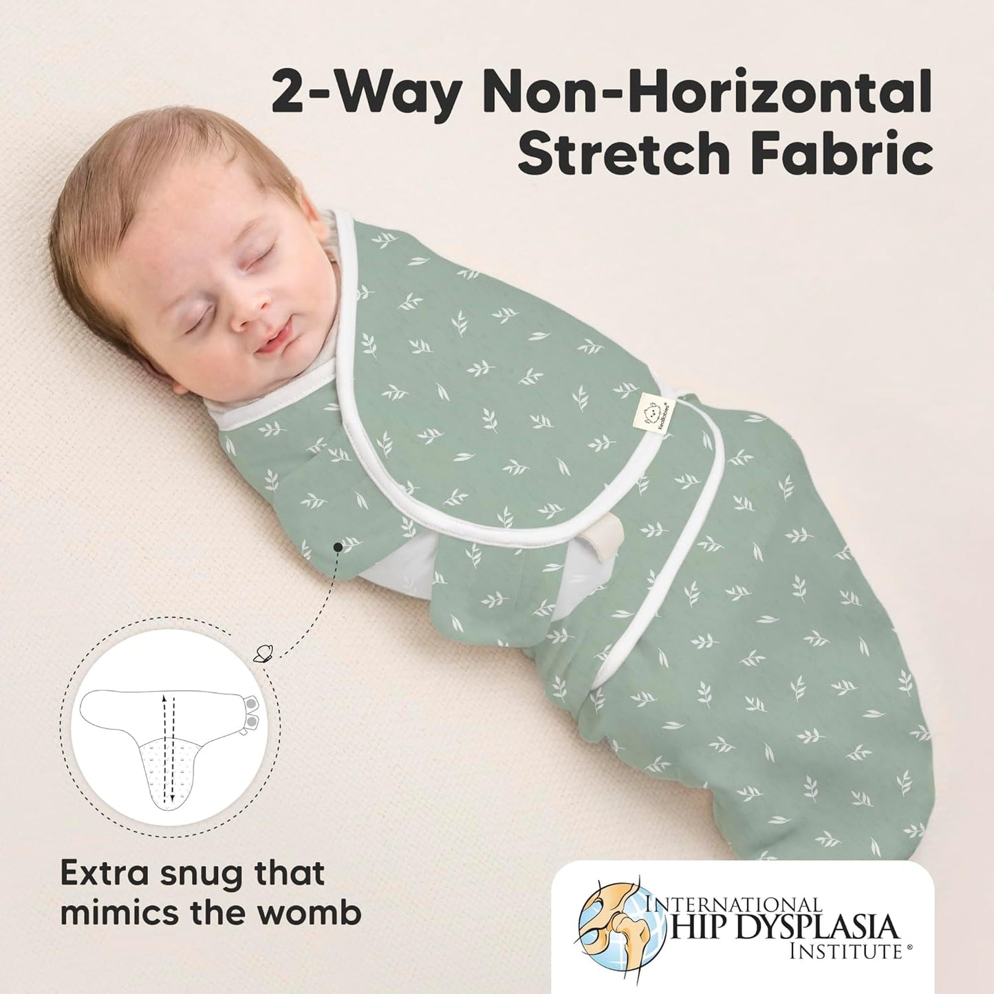 KeaBabies 3-Pack Organic Baby Swaddle Sleep Sacks - Swaddles for Newborns, Infant 0-3 Months, Baby