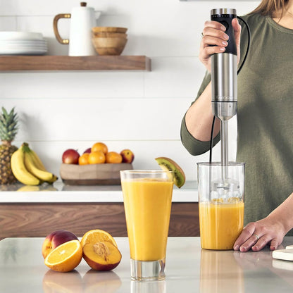 Kenmore Immersion Blender - Handheld Stick Mixer For Kitchen, Food Chopper, Whisk, Smoothie