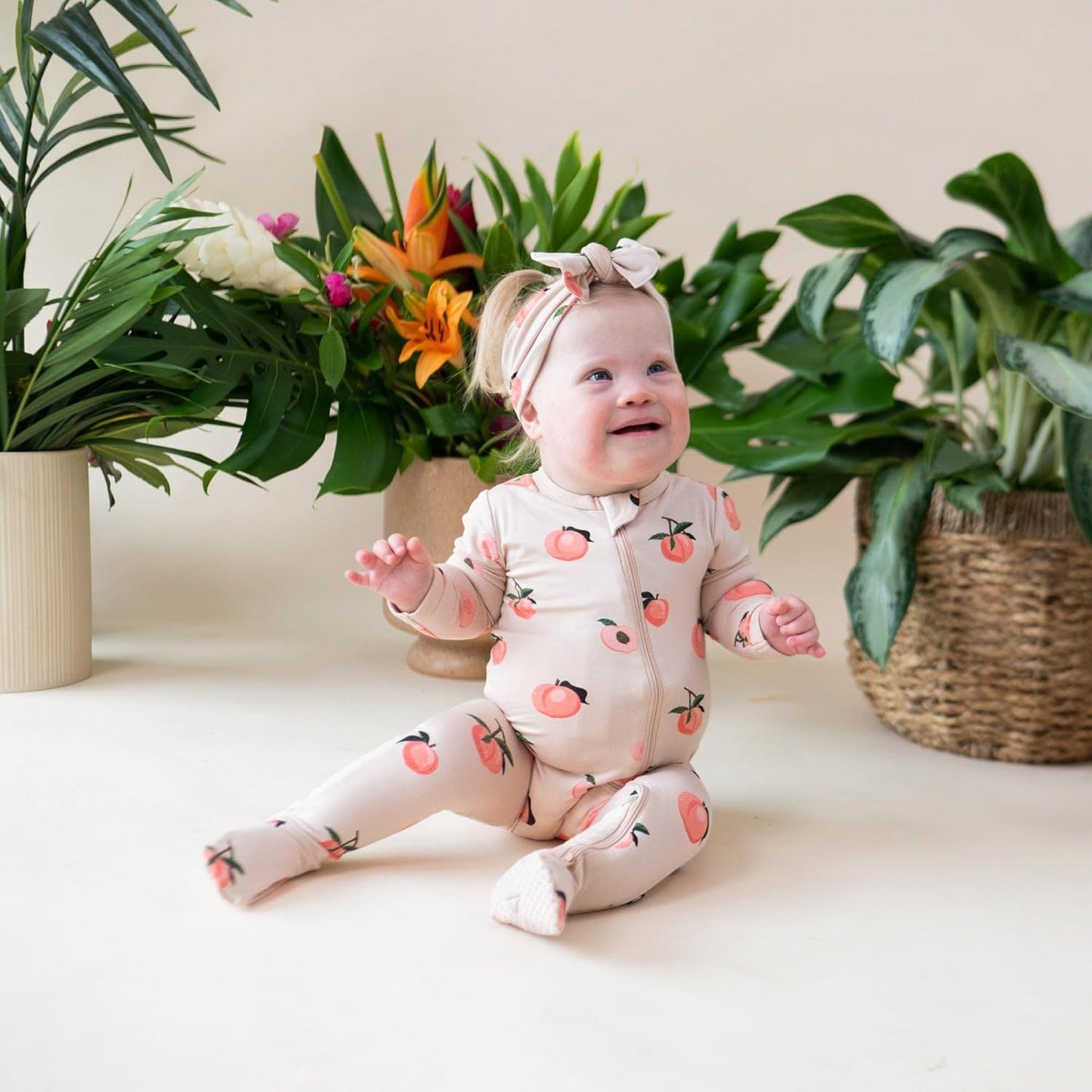 KYTE BABY Unisex Zipper Closure Footies, Rayon Made From Bamboo, 0-24 Months