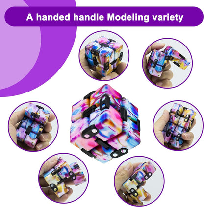 Infinitycube Fidget Toy Stress Relieving Fidgeting Game for Kids and Adults,Cute Pocket-sized