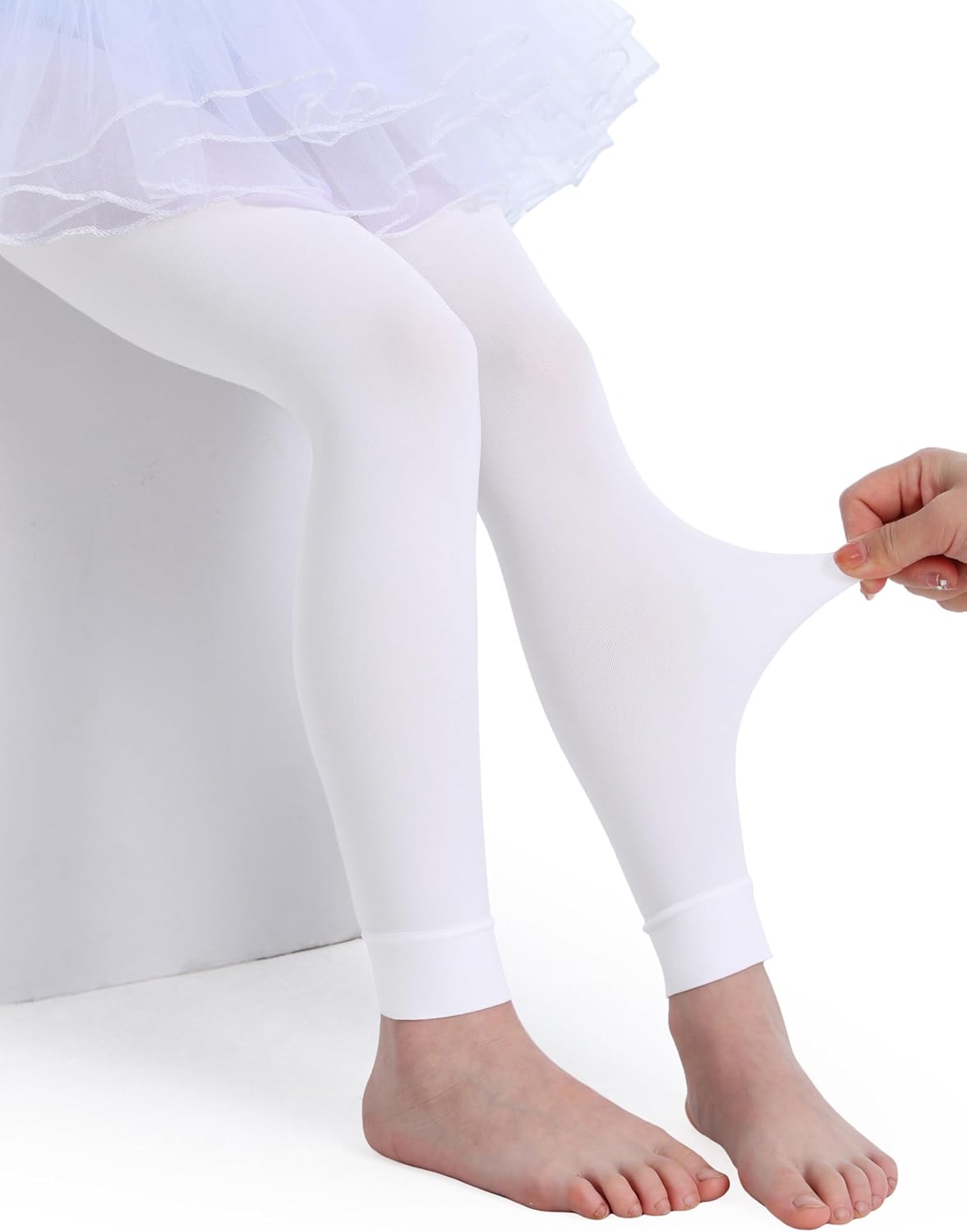 Girls Tights for Ballet Dance School Students Super Soft Stockings Leggings (Toddler/Kids)