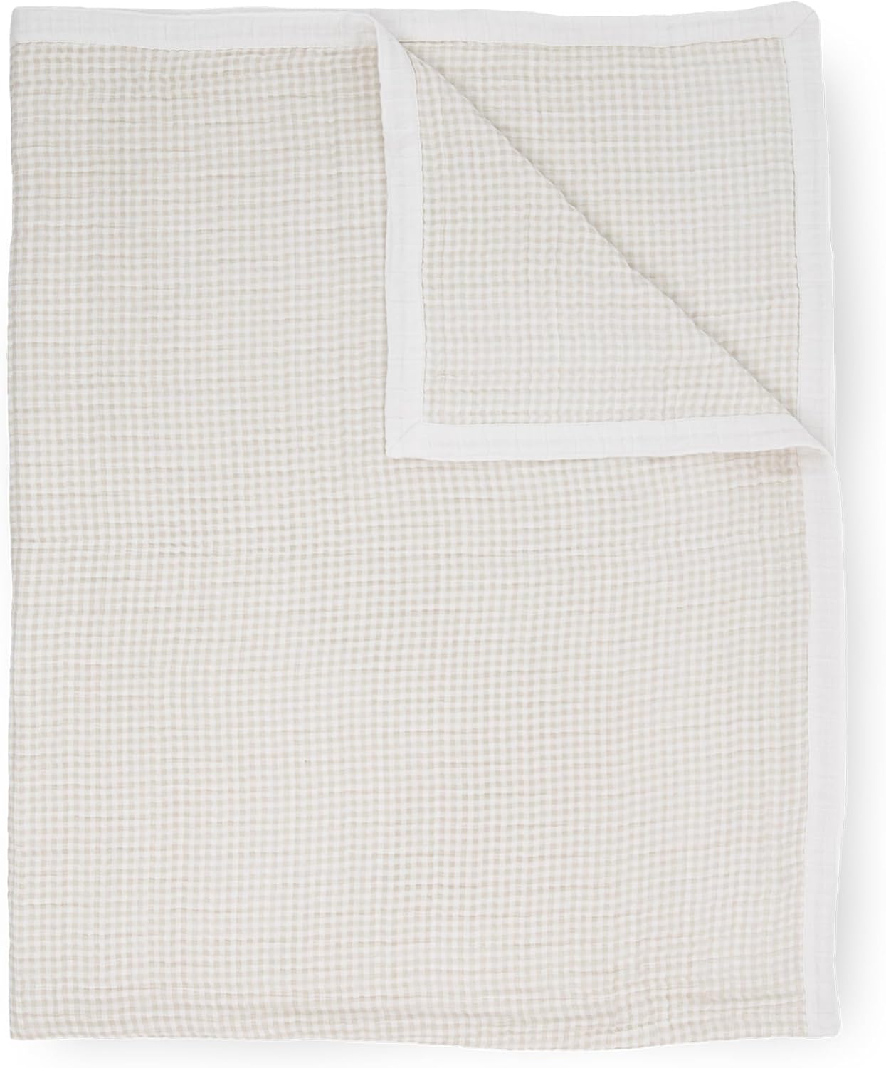 Little Unicorn Premium Quilted Throw | Super Soft, Multi-Layered Muslin XL Blanket| Great for Kids